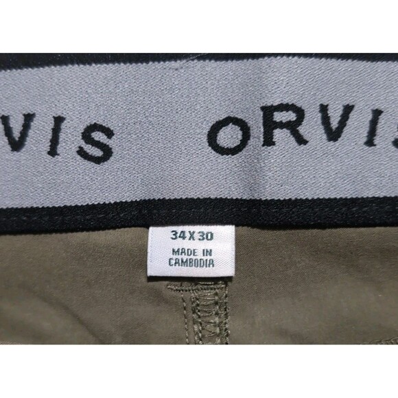 Orvis Out-of-Office 5-Pocket Pants Men’s 34x30 Tarragon Green 1716851 Straight - Picture 7 of 8